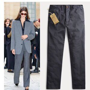 NWT RRL Double RL Ralph Lauren Japan Woven Gray Wash Chino Pants 32x32 $240